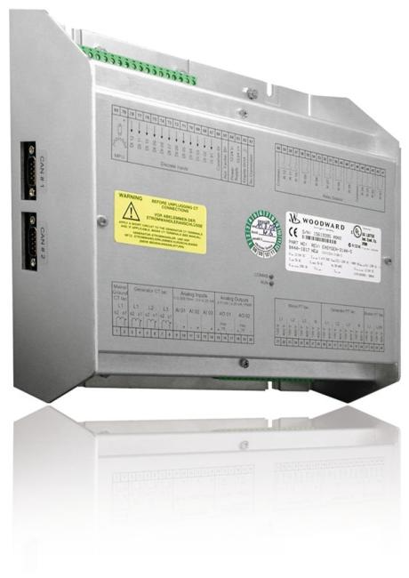 What are the core configuration points and networking capabilities of the Woodward easyYgen-3000 series CAN bus interface in load sharing scenarios?