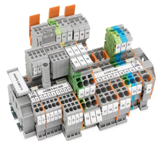 WAGO Rail-Mount Terminal Blocks 