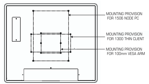 Xycom 5019T-SER Operator Interface Screen Monitor