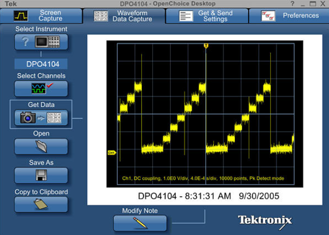 Tektronix MSO4000/DPO4000 series digital fluorescence oscilloscope