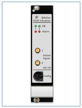 EMERSON A6110 axis relative vibration monitor