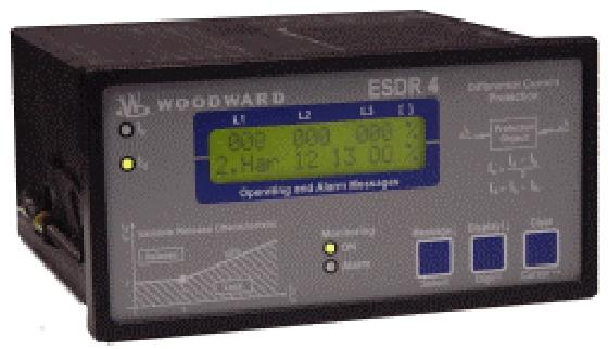 Woodward ESDR 4/4T current differential protection relay
