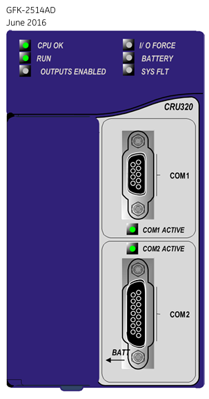GE IC695CRU320 redundant control unit