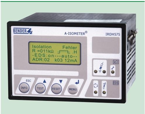 BENDER IRDH575 Series Digital Ground Fault Monitor