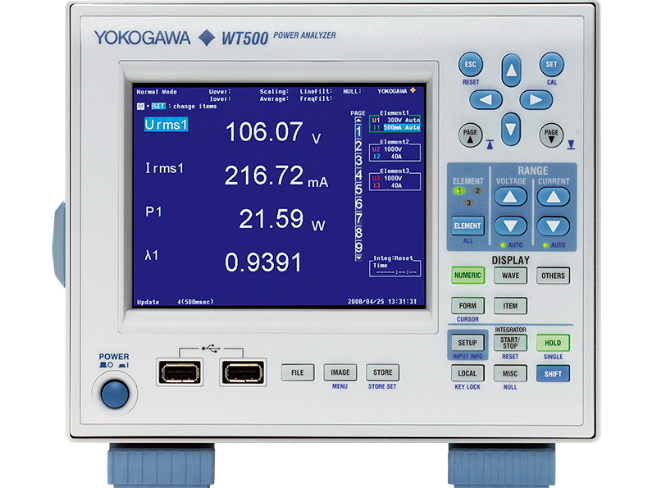 YOKOGAWA WT1801R series precision power analyzer communication interface