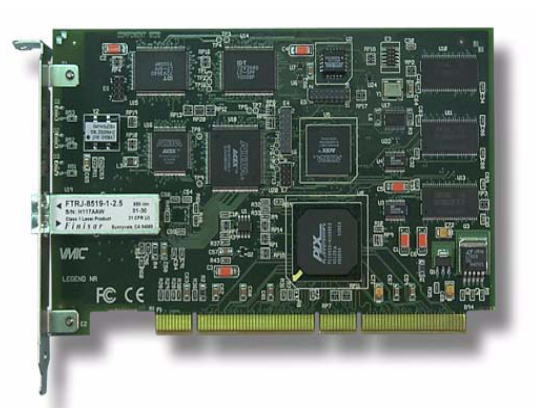 GE VMIPCI-5565 Ultrahigh Speed Fiber-Optic Reflective Memory with Interrupts
