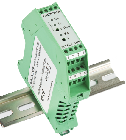 MOOG G123-825-001 DIN rail buffer amplifier
