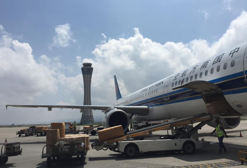 南航物流架起“云花”空中通道 送春城芬芳赴山海之约