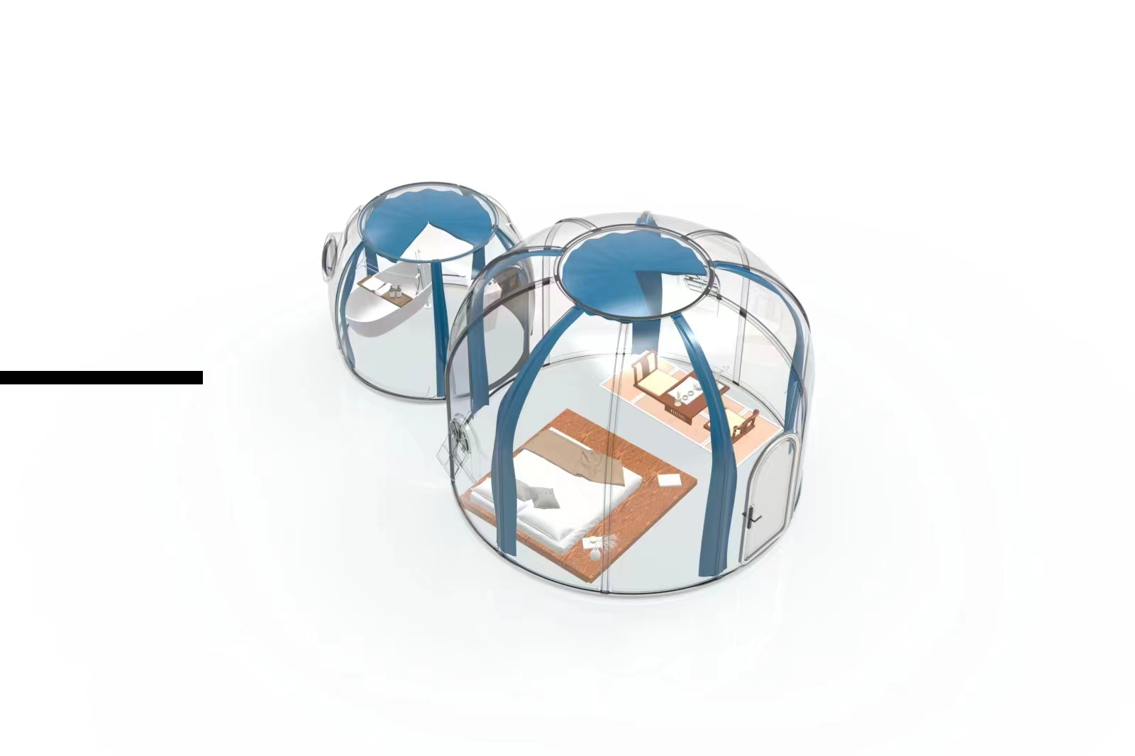 1 living room with bathroom deluxe starry sky observation room