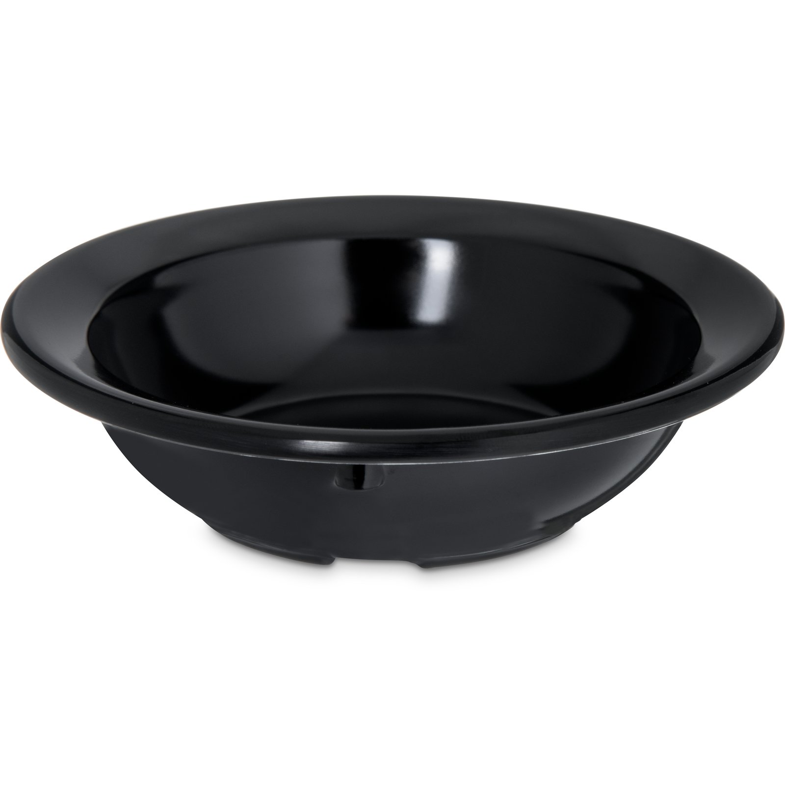 4oz Black Melamine Fruit Bowl for Hotel & Buffet Use