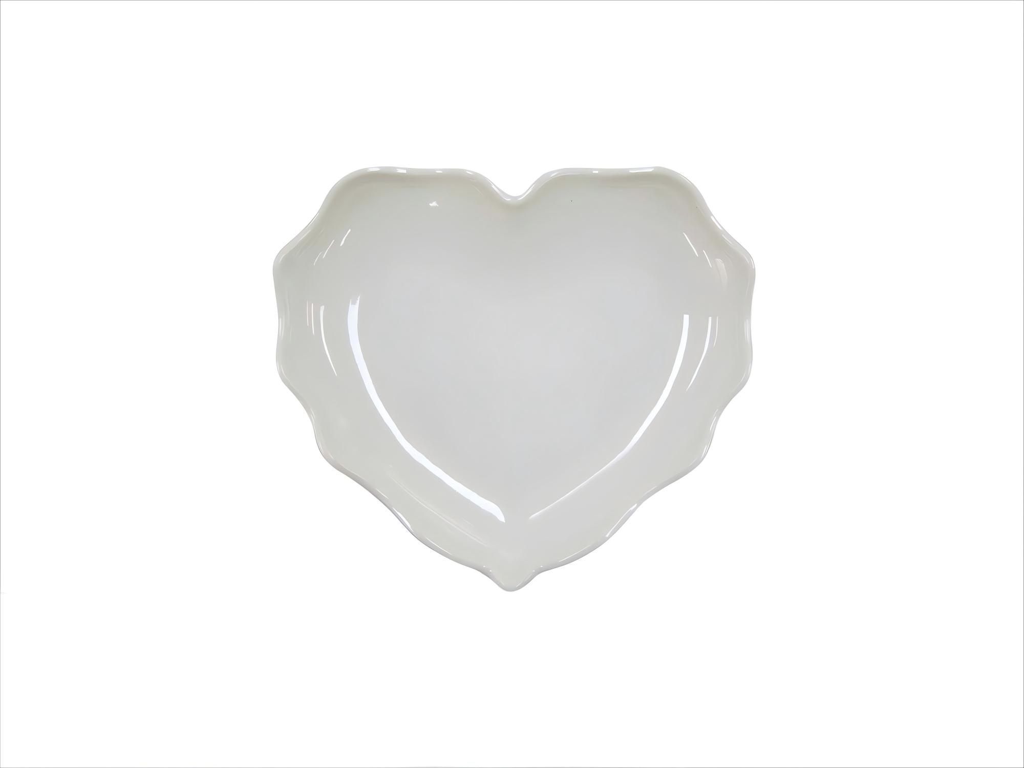 Heart-Shaped Melamine Fruit Plate Set – Small & Large Size f