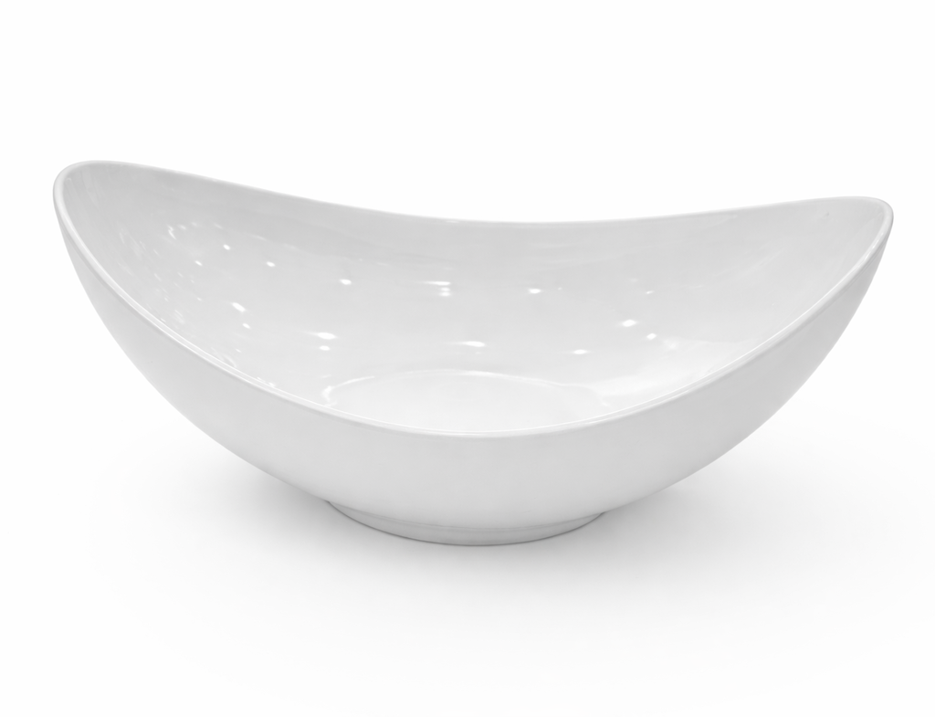 Premium Melamine Fortune Boat Bowl – 40cm Large Capacity, St
