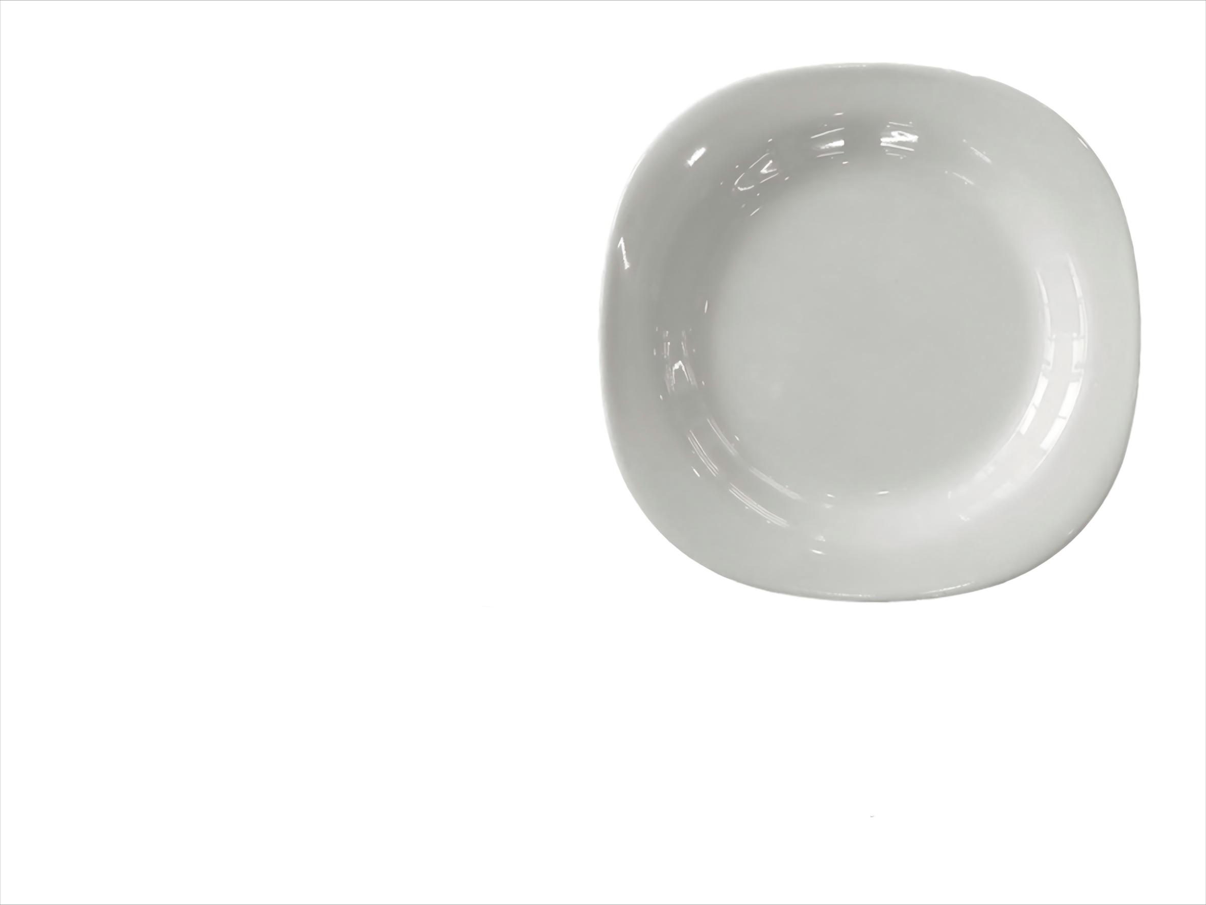 Melamine Square-Round Plate for Restaurants -5.39 /13.7cm