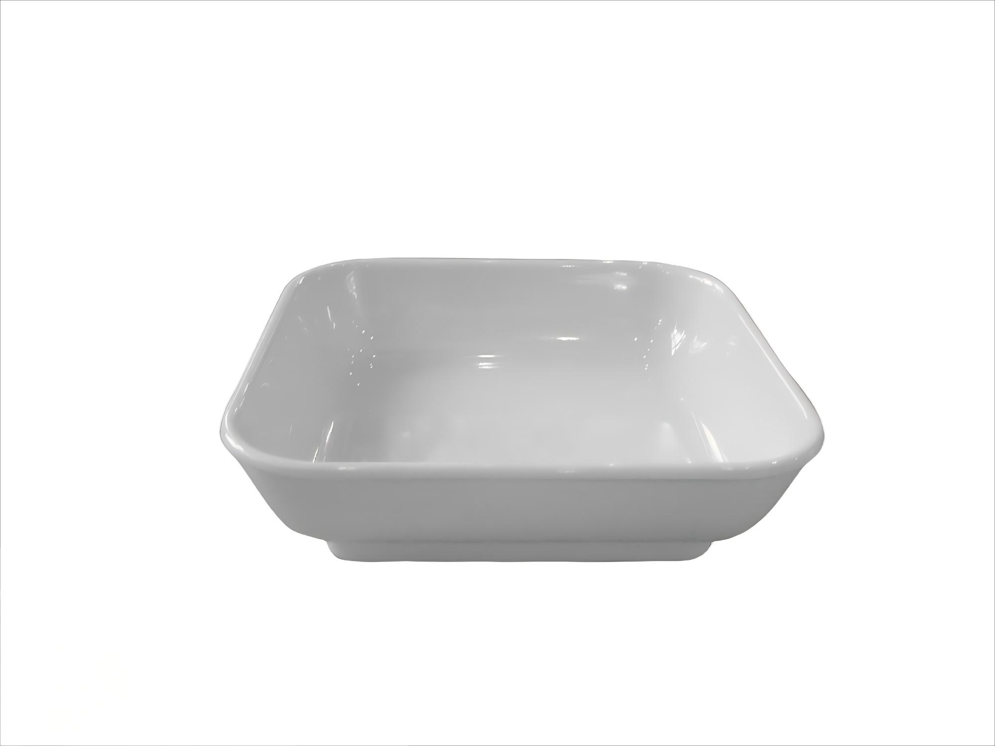 Melamine Square Deep Plate with Rounded Corners – 4.96inch/1
