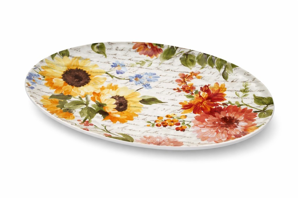 Thanksgiving Melamine Dinnerware 16 Inch Oval Platter Wholes