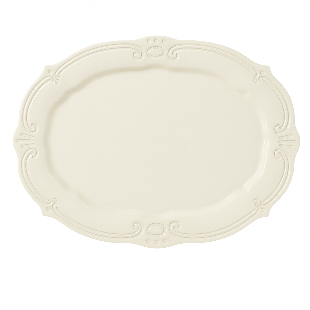 Luxury Melamine Oval  Serving Platter – | European Vintage S