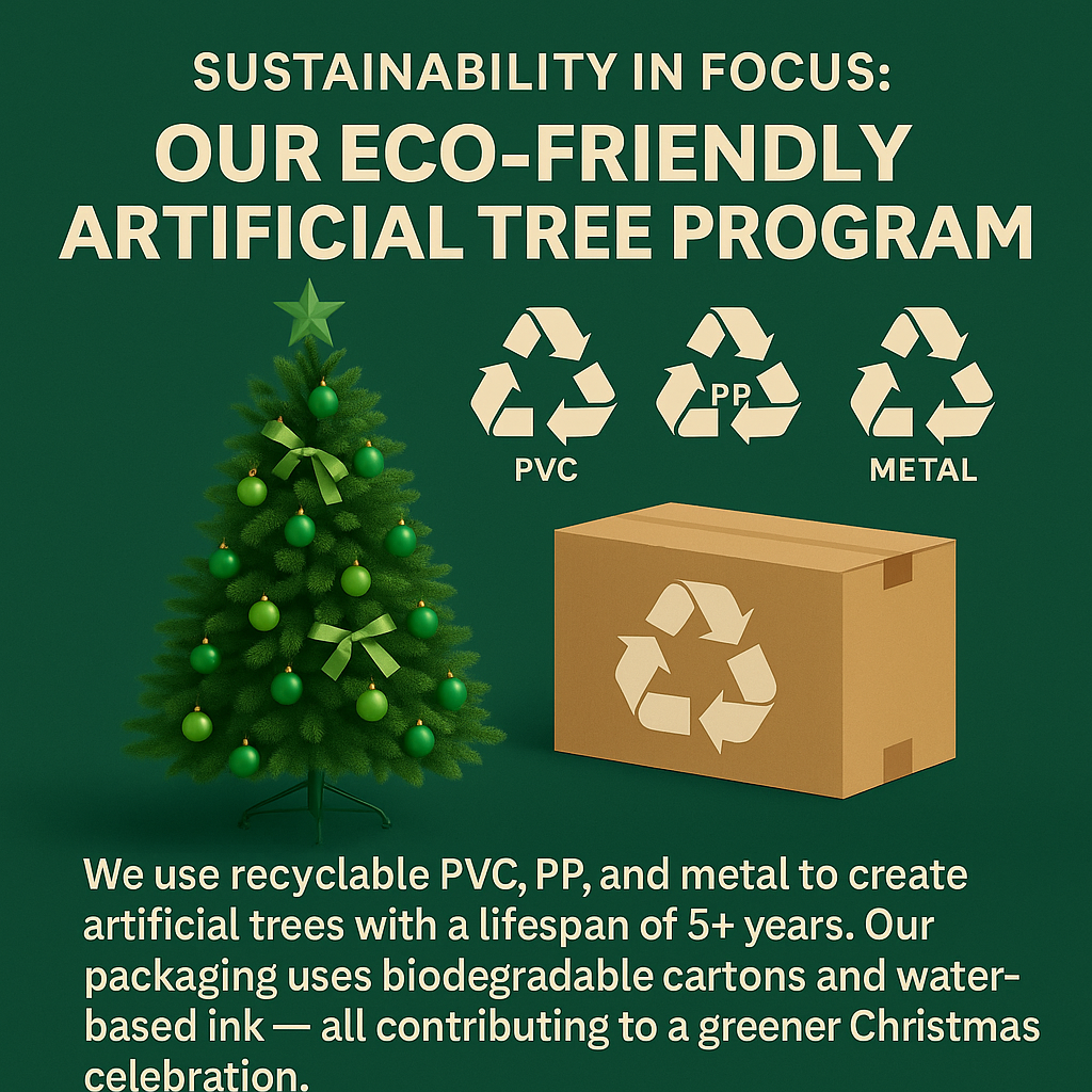 Sustainability in Focus: Our Eco-Friendly Artificial Tree Program
