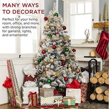 Big Outdoor Christmas Tree Ornaments 6ft&nbsp;<br />
Faux White Christmas Tree for Decoration<br />