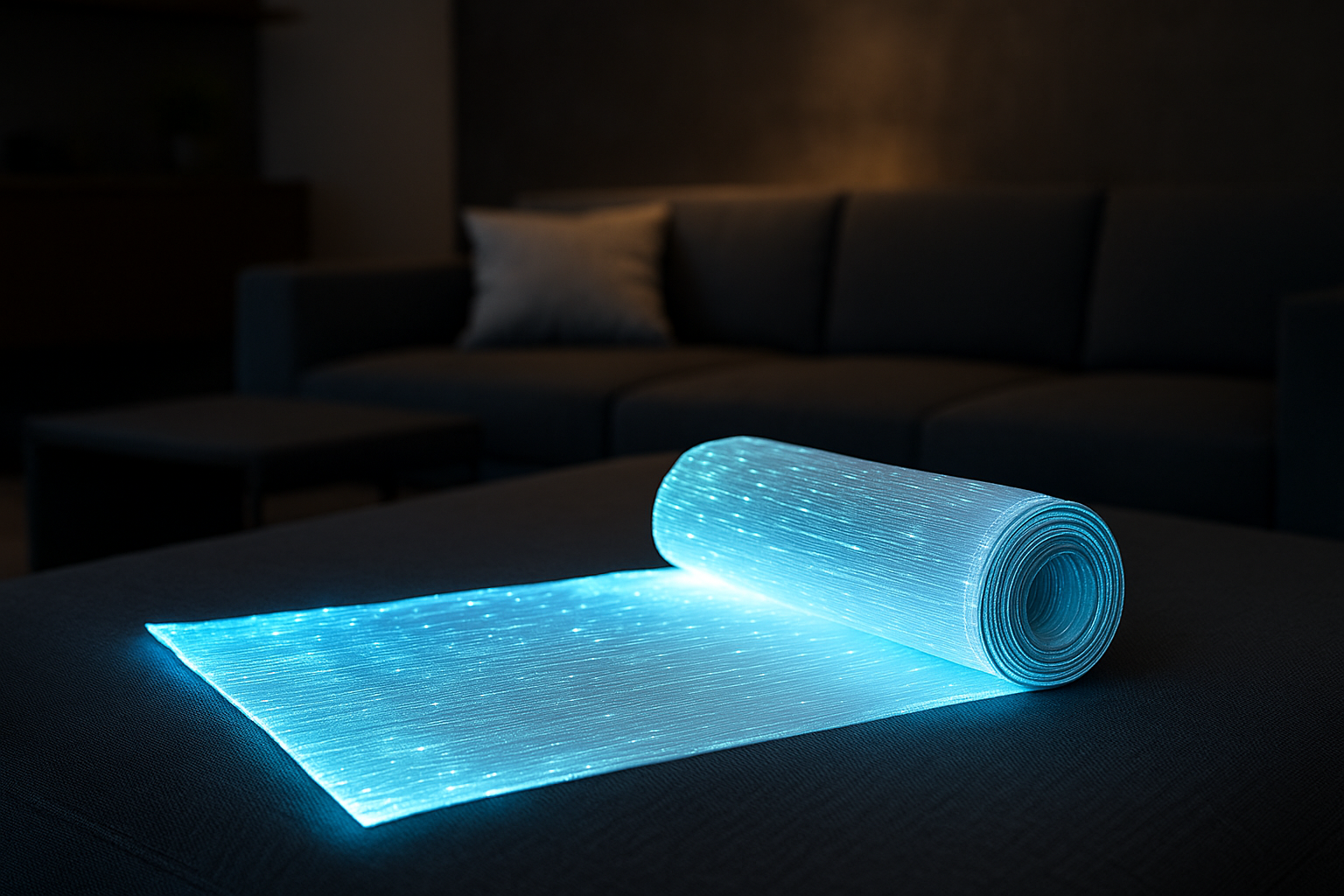 Fiber Optic Fabric in Luxury Fashion and Haute Couture