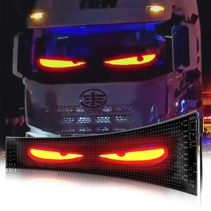 Personalized Car Sticker LED Soft Screen, Show a Unique Driving Attitude