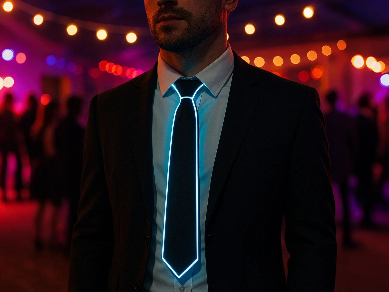 Why Every Festival-Goer Needs a Luminous Costume Tie
