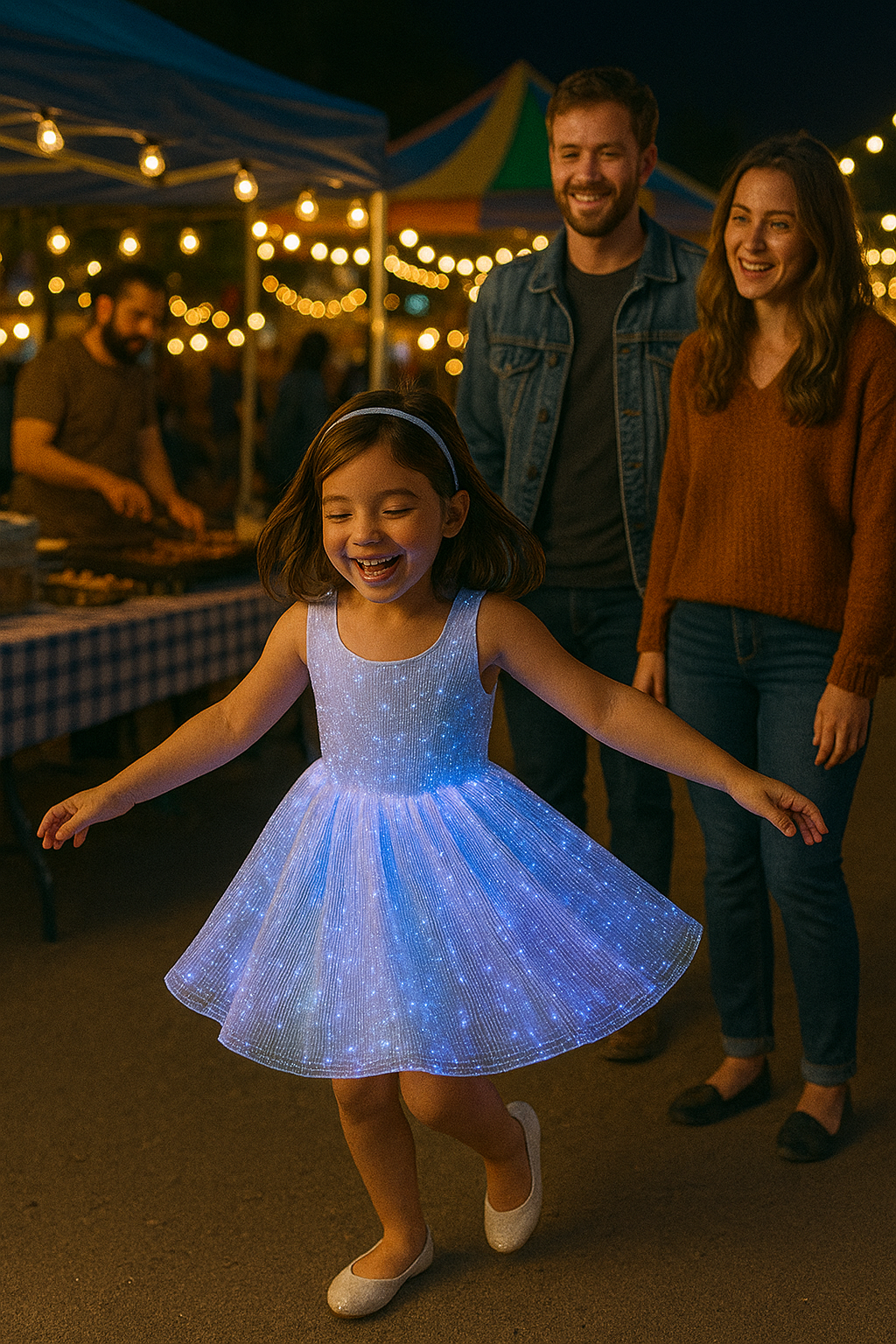 From Festival to Forever: How Glowing Fiber Optic Dresses Transform Wedding & Proposal Videos