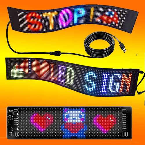 Fashionable Car Sticker LED Soft Screen, a New Choice for Trendy Travel