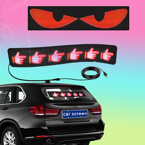 Fashionable Car Sticker LED Soft Screen, a New Choice for Trendy Travel