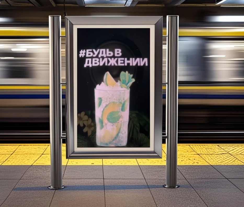 Luminous advertising flexible screen