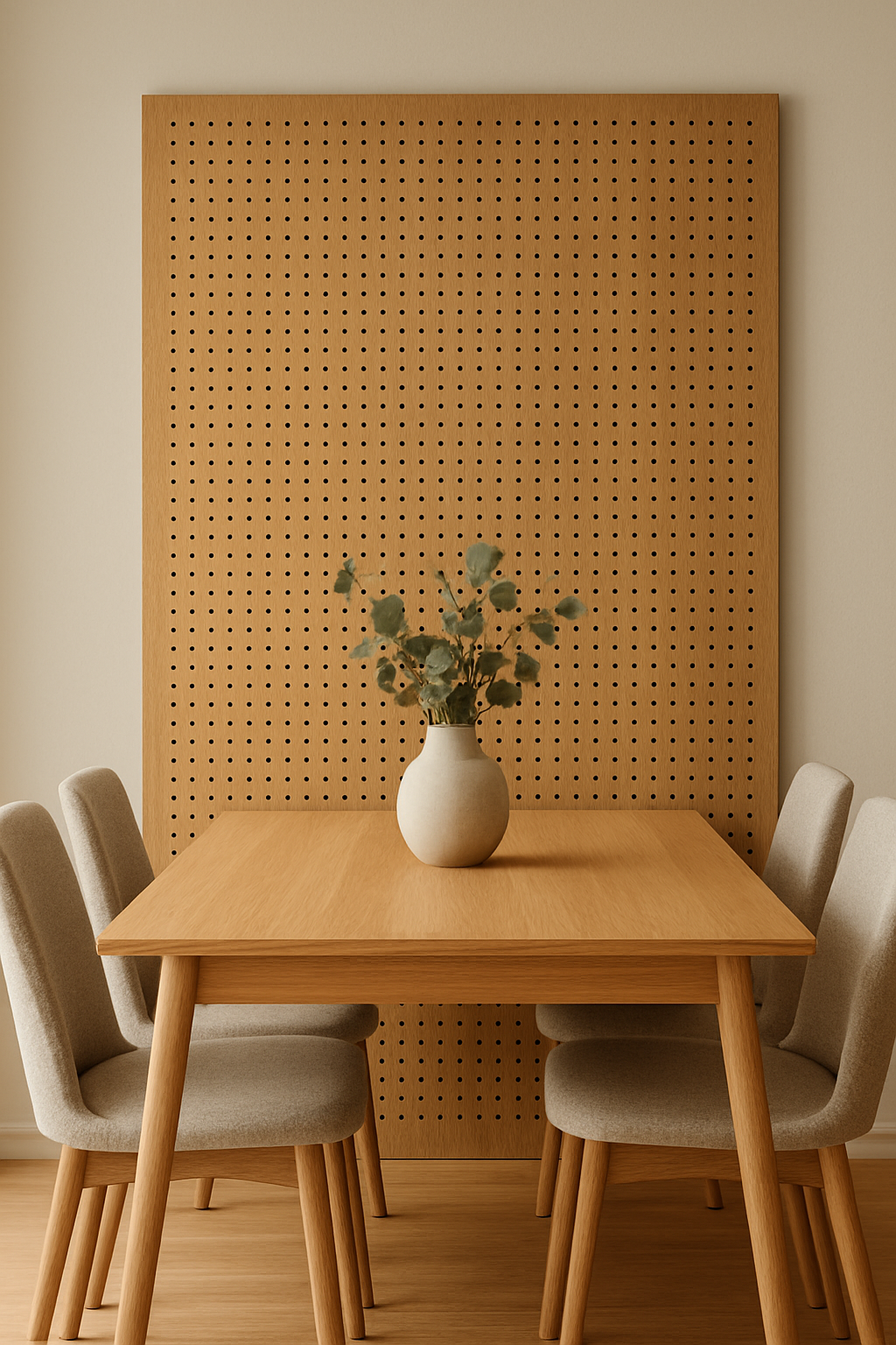 Perforated Wooden Acoustic Panel for Living Room – Decorative Sound Absorber Wall Board