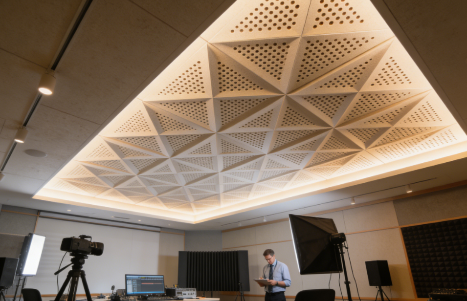 Advanced Implementation & Acoustic Engineering with Ceiling Baffle Panels Featuring Staggered Hole Punching