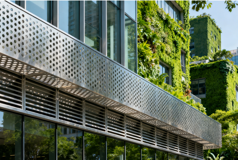 Cost-Effective Sunshade & Perforated Metal Cladding for Budget Construction Projects