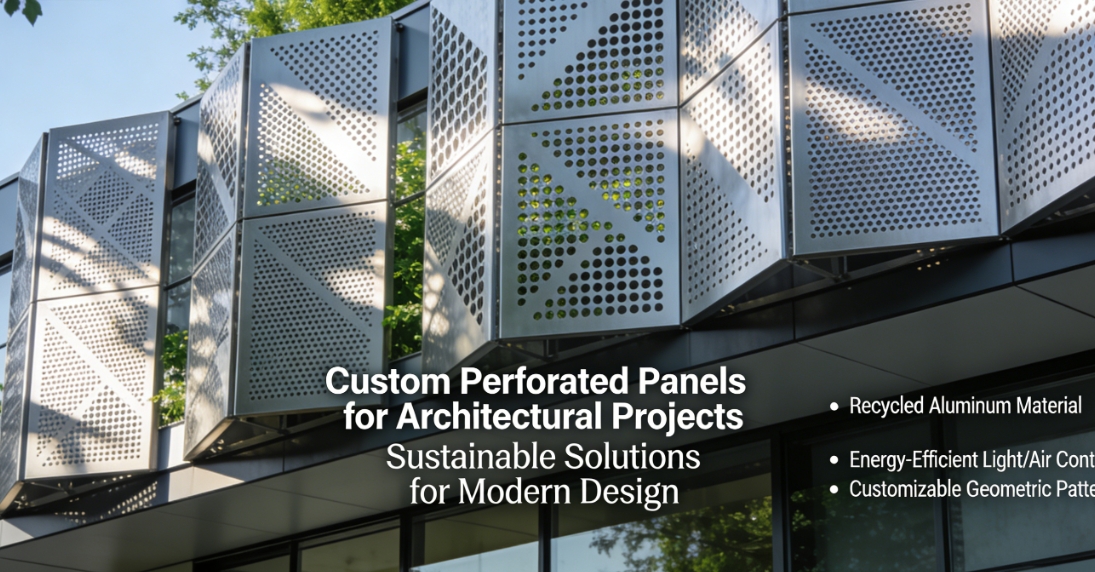 Customizable Perforated Panels for Residential Architectural Use