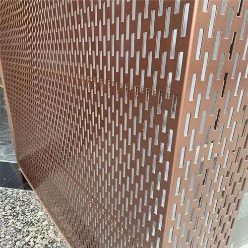 Fancy Slotted Perforated Mesh Panels in Contemporary Architecture