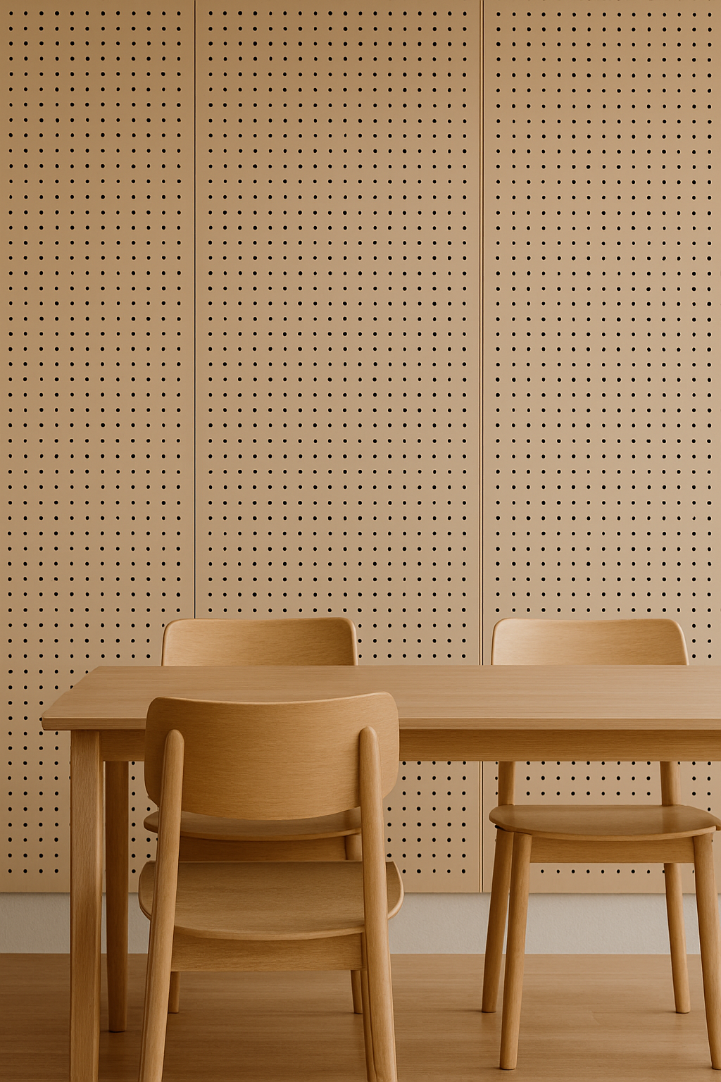 Perforated Wooden Acoustic Panel for Living Room – Decorative Sound Absorber Wall Board