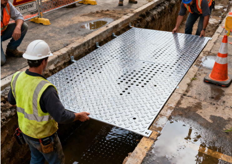 Modular Embossed Perforated Sheets for Large Platforms — Safety, Drainage & Durability