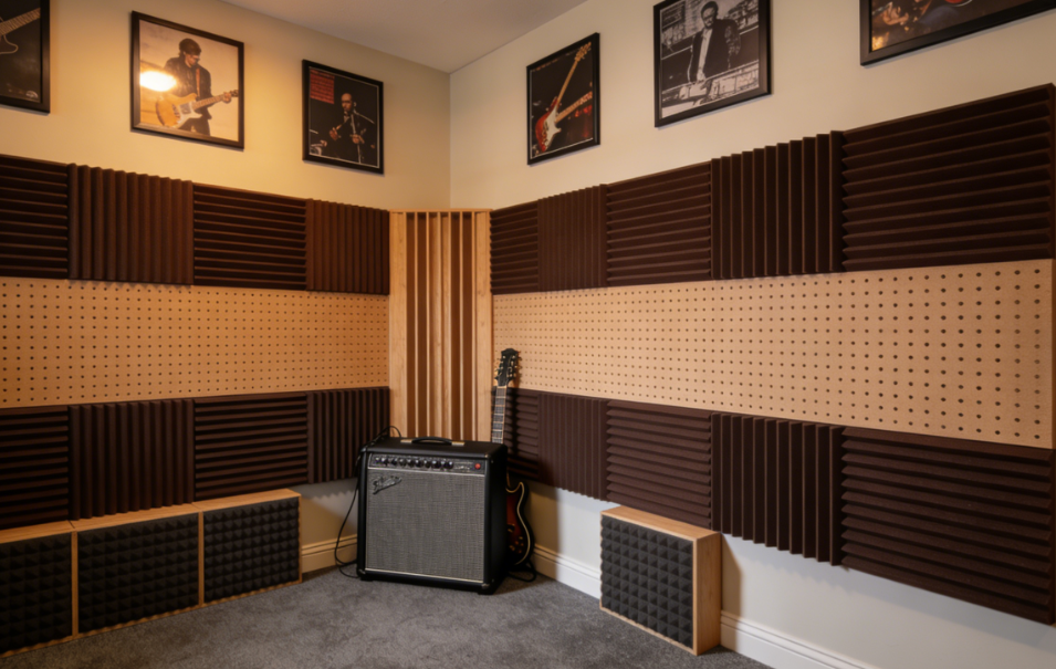 Optimize Home Recording Studio Acoustics with Custom Punch‑Through Panels