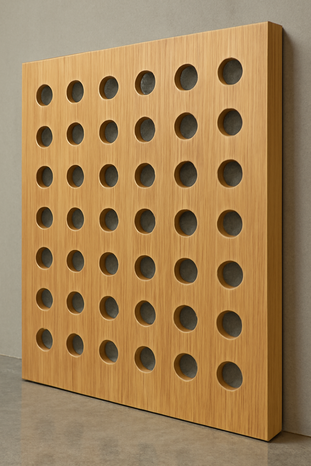 Perforated Panels with Polyurethane Foam Backing for Effective Sound Insulation