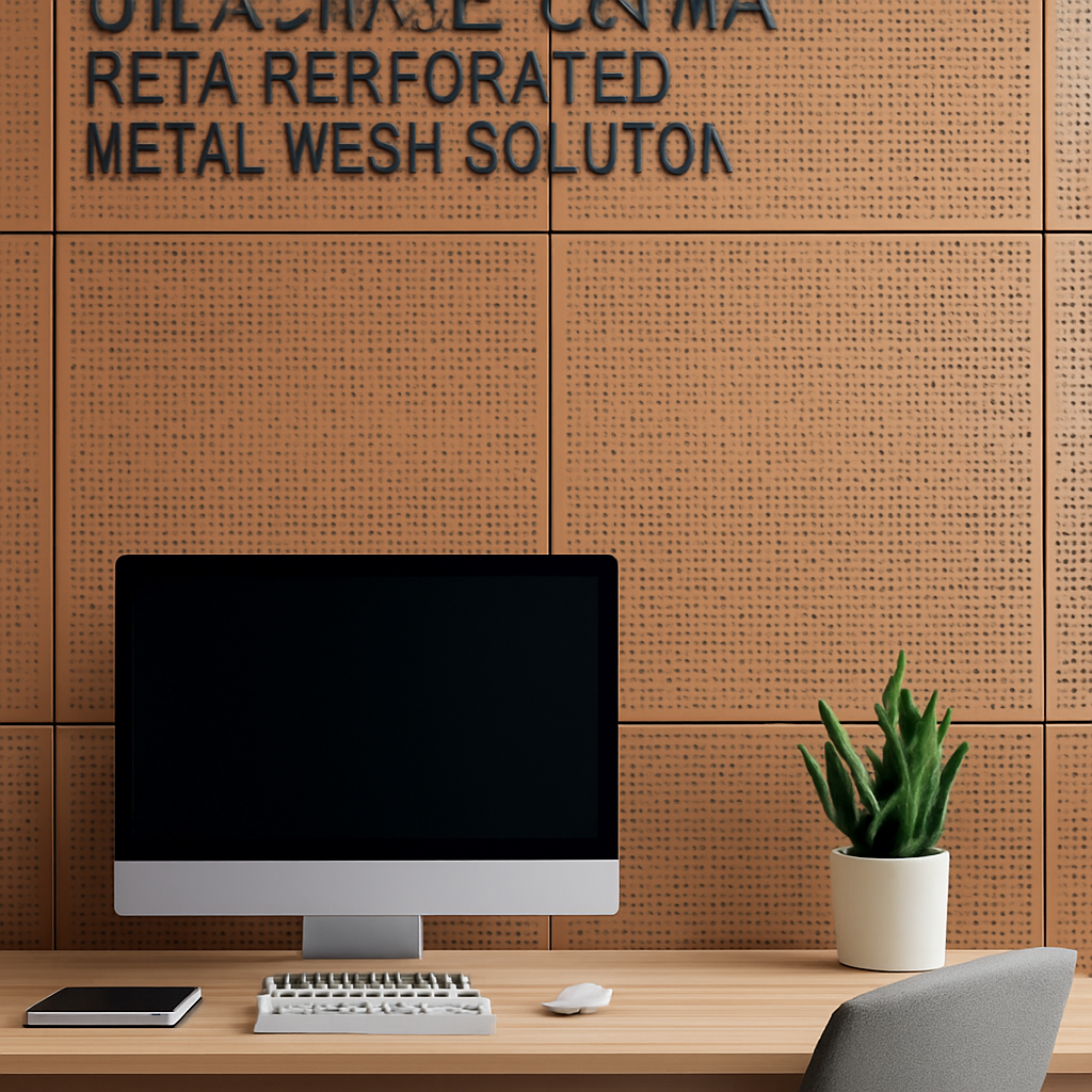 Solutions for Small Office Acoustics Using Perforated Metal Mesh | Noise Control and Privacy Enhancements