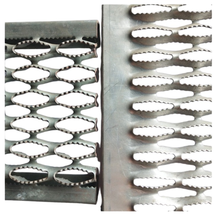 Powder-Coated Steel Perforated Traction Plate for Commercial Stairs