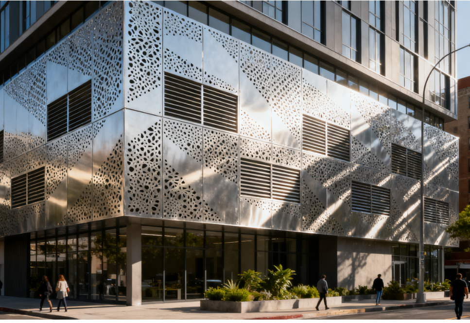 Ventilation Perforated Metal Cladding for Eco-friendly Projects