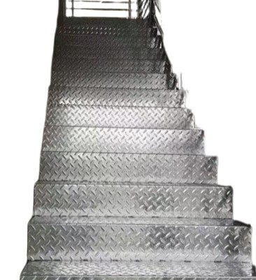 herringbone shape anti-slip perforated sheet stair treads