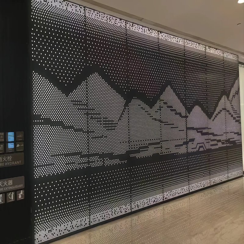 Perforated Metal Partition Panel