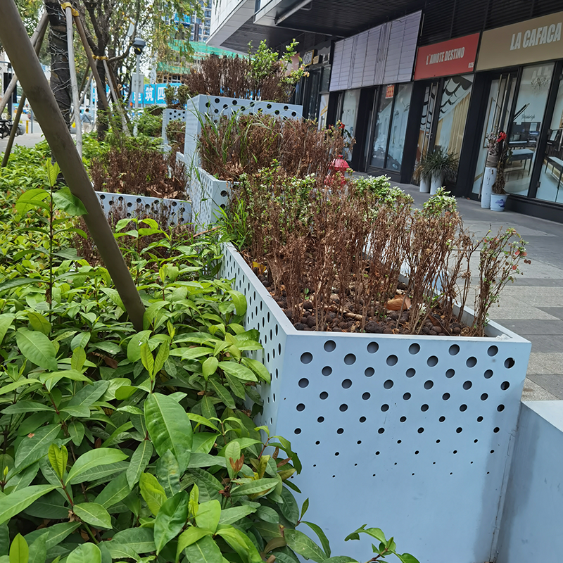 Punched guardrails