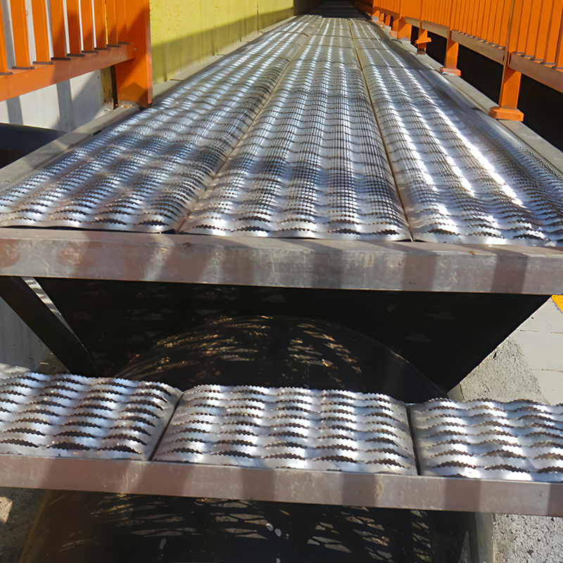 Anti-slip punched plates