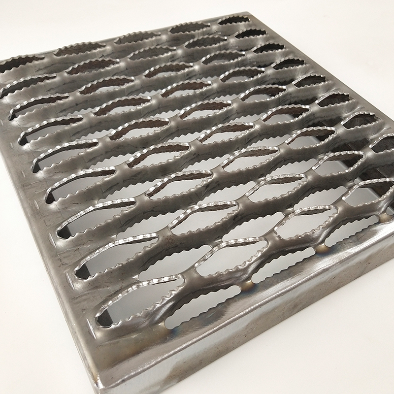 Anti-slip punched plates