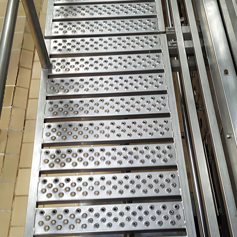 Anti-slip punched plates