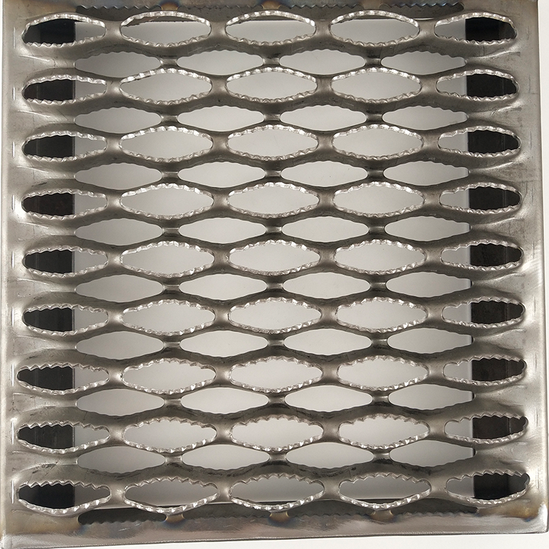 Anti-slip punched plates