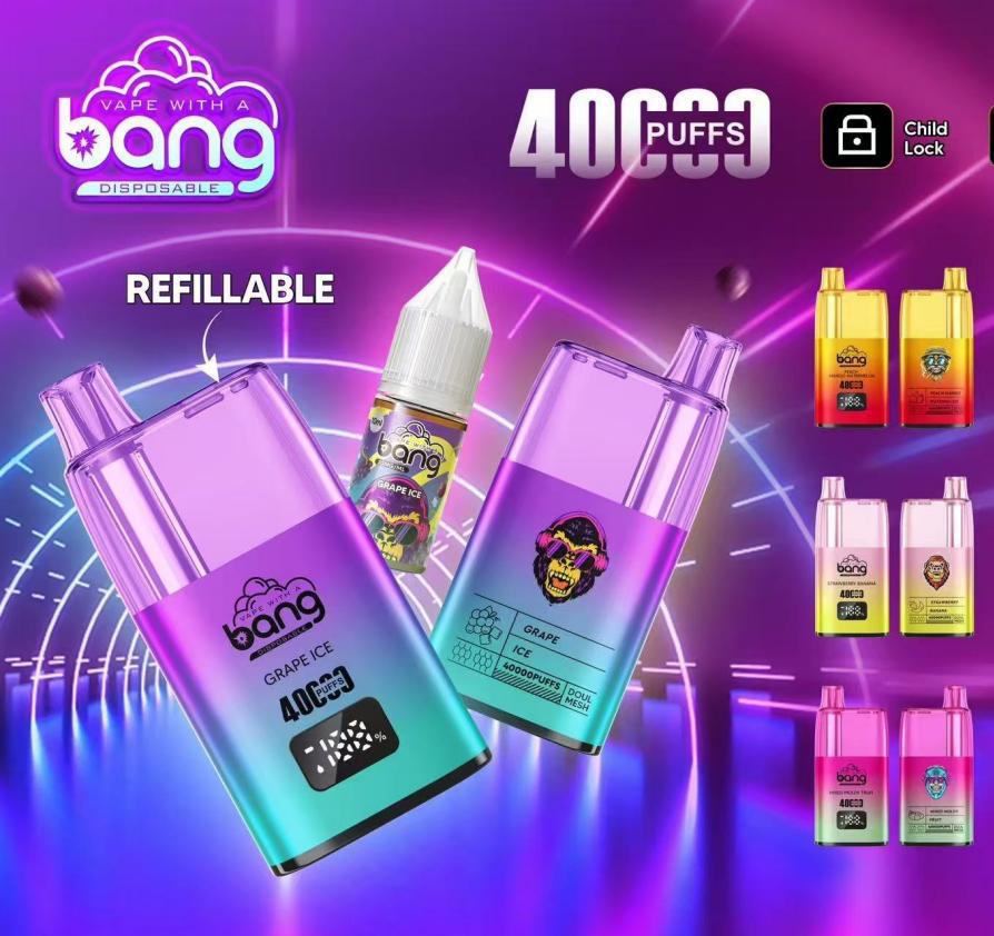 BANG BLAZE 40000 Puffs Slide Vape – Dual Flavors: Watermelon & Watermelon Bubblegum | 650mAh | 40ml