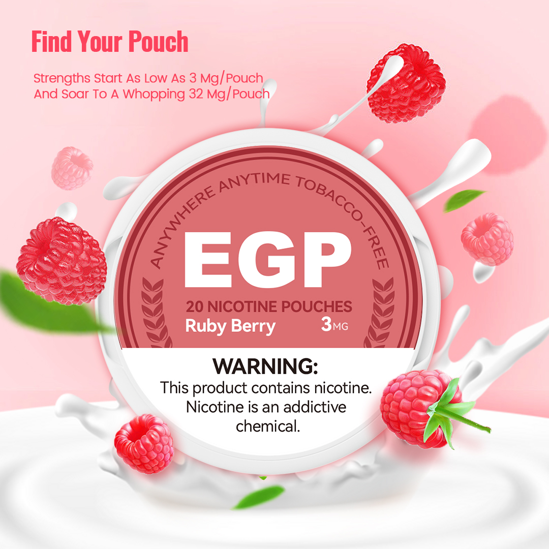 EGP 无烟口含尼古丁袋 – 多口味选择 | 高浓度3mg/6mg/22mg 可选